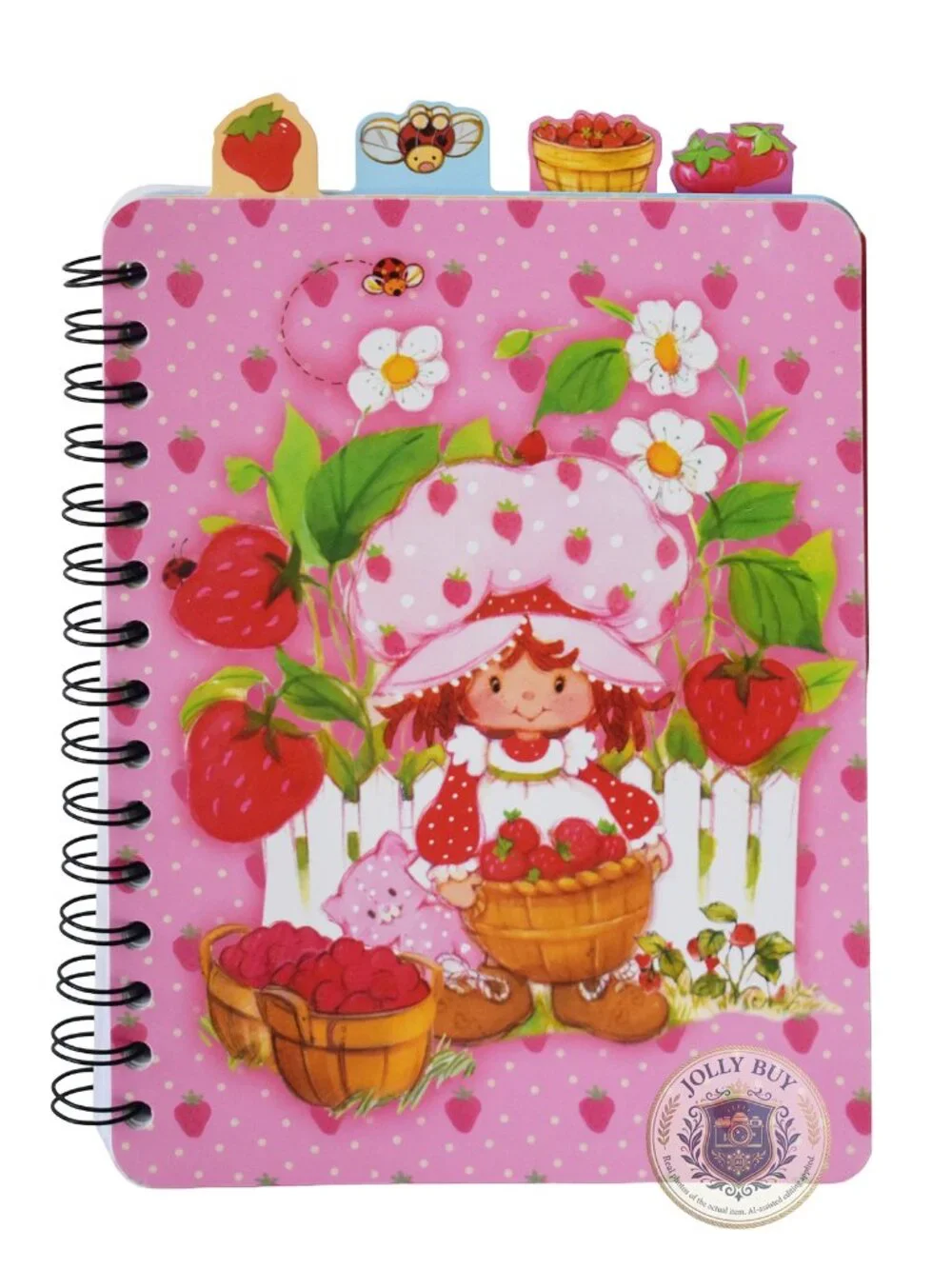 Strawberry Shortcake Journal Adorable Spiral-Bound Notebook Dotted Interior Page